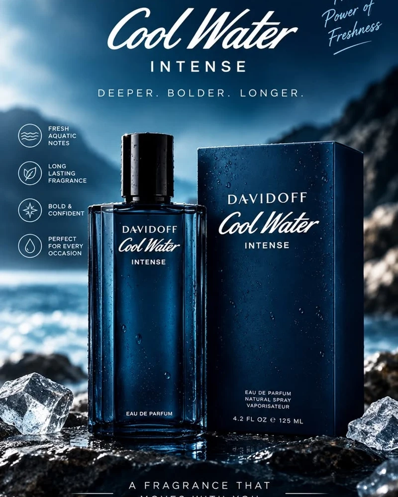 عطر کول واتر آبی